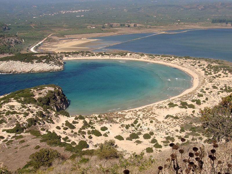 Plaže u Grčkoj Voidokilia
