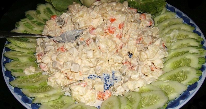 Kako se pravi posna ruska salata?