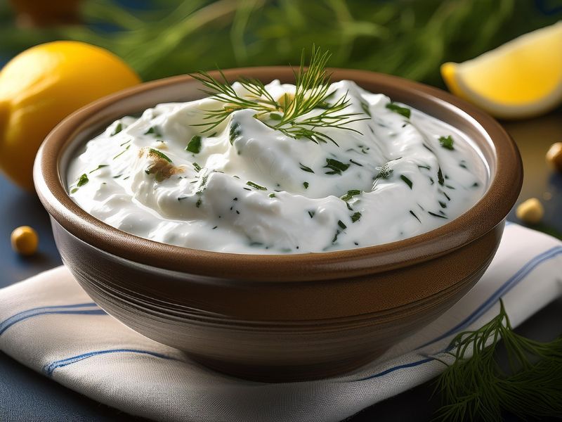 tzatziki salata, grcka salta sa jogurtom, belim lukom i krastavcem