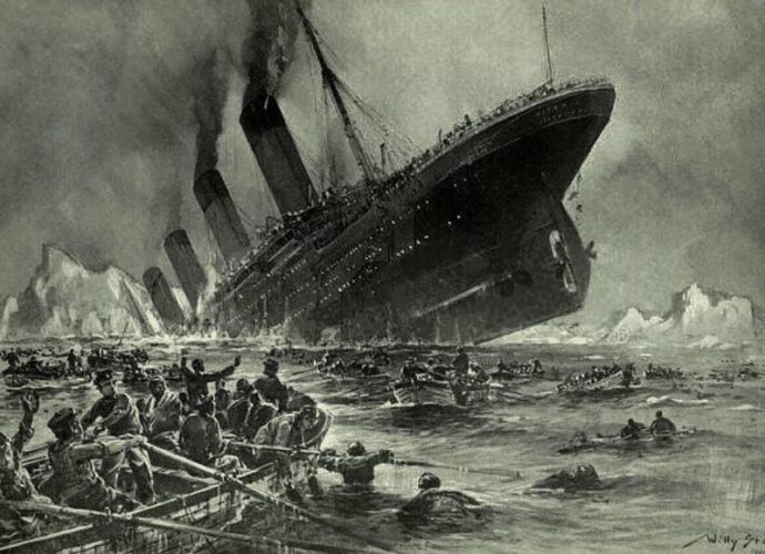 Najveće pomorske katastrofe, brodolomi, titanik