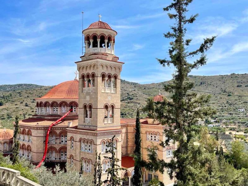 egina, grcka, letovanje, verski turizam, manastir svego nektarija,