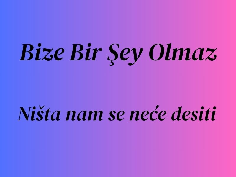 Mert Ramazan Demir u NOVOJ seriji, nova serija, ništa nam se neće desiti, Bize Bir Şey Olmaz, Bize Bir Sey Olmaz,